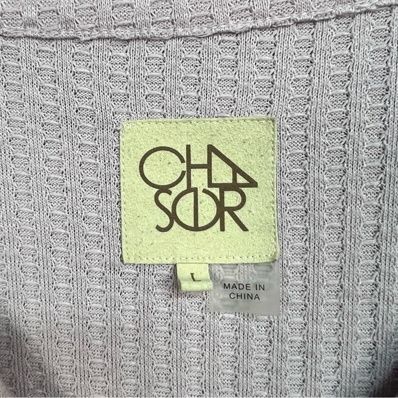 CHASER | Waffle Knit V-Neck Top - Picture 3 of 6
